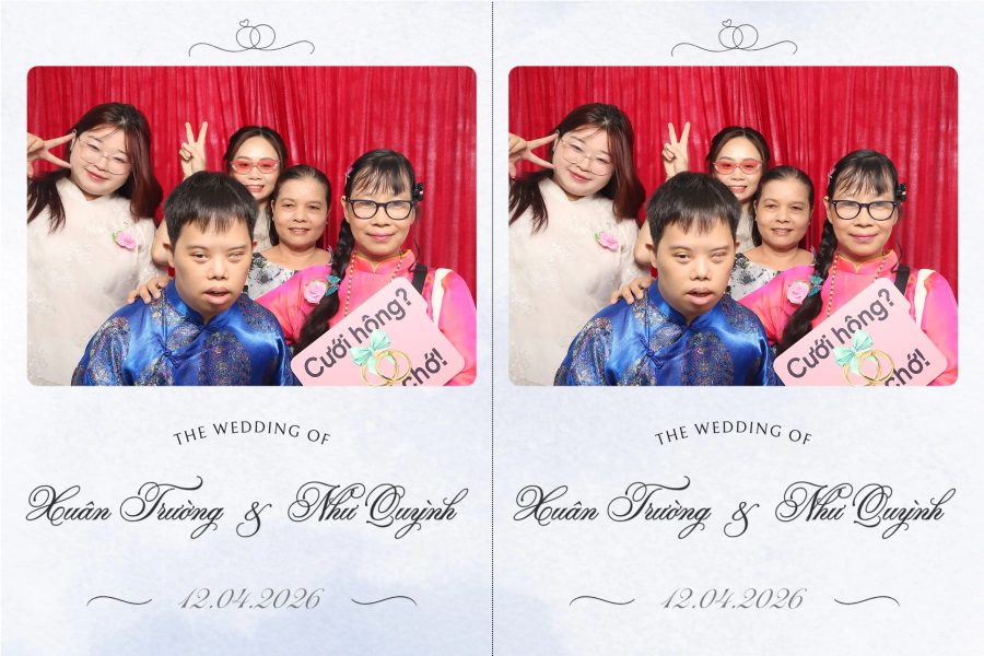 Chupbox Wedding Photobooth for Truong & Quynh at Luxury Palace