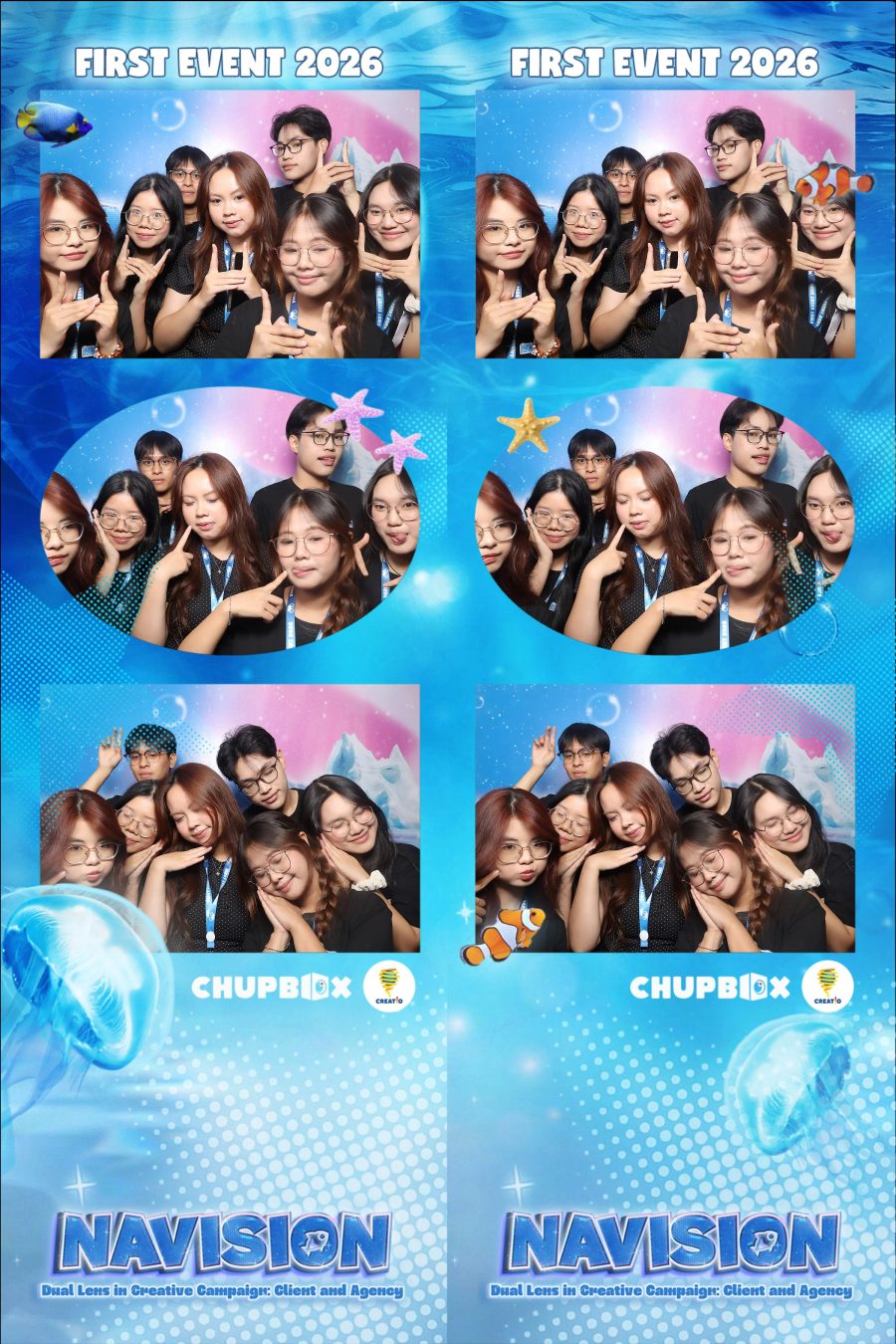 Chupbox Photobooth Photo at FIRST EVENT 2026 of Marketing Club Creatio