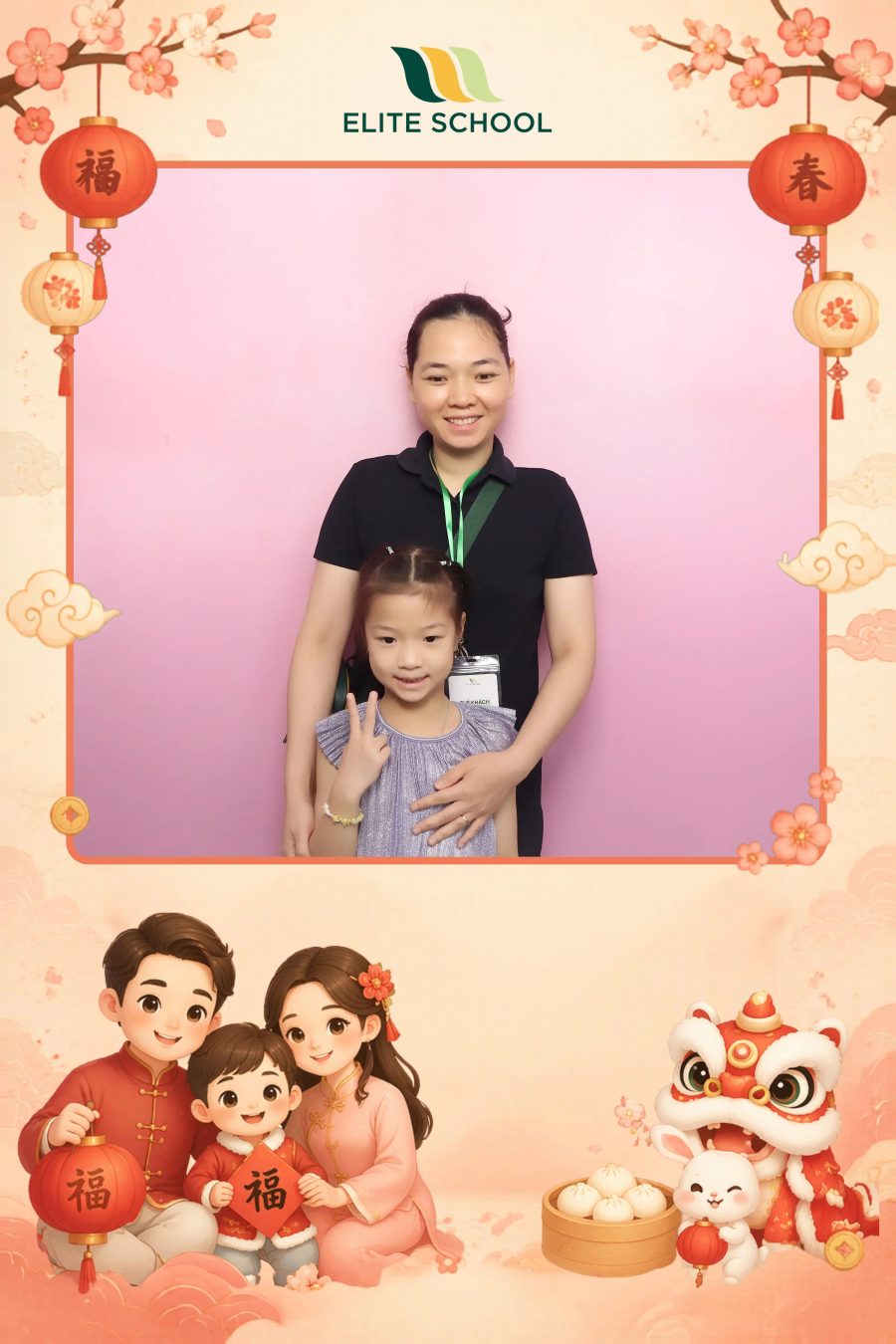 Chupbox Photobooth for Family day at Elite School Binh Duong