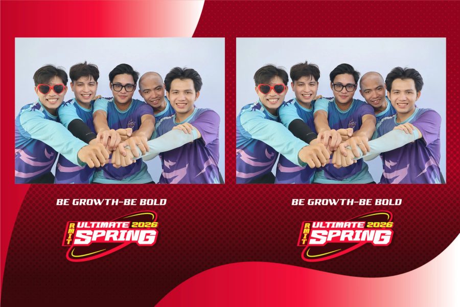 Chupbox Photobooth of RMIT Ultimate Frisbee Club at RMIT university in HCM