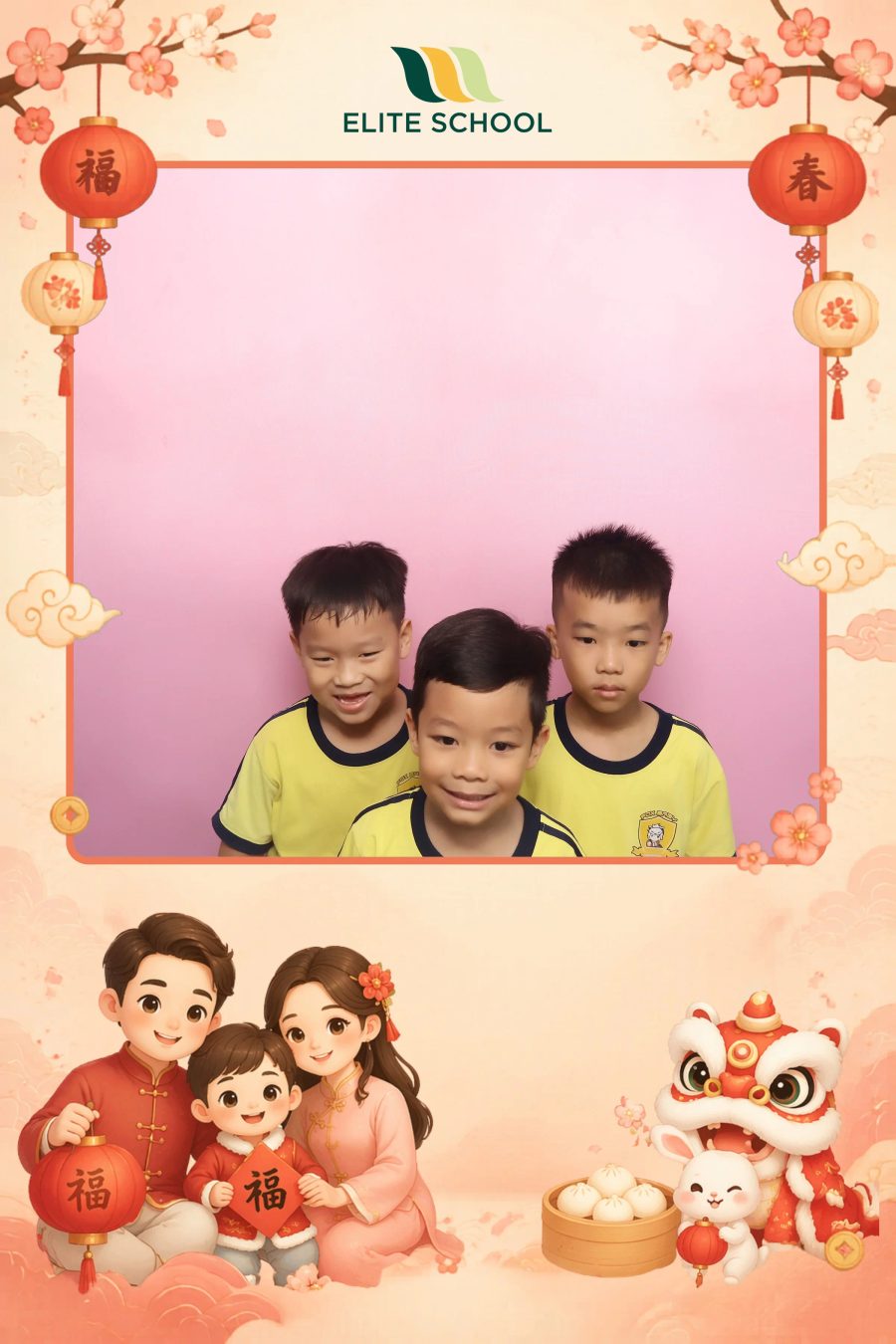Chupbox Photobooth for Family day at Elite School Binh Duong