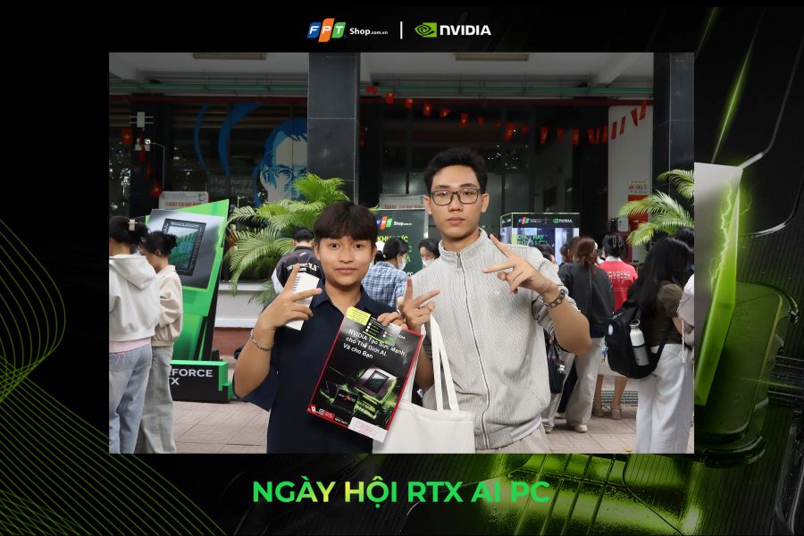 Chupbox Photobooth activity for Nvidia Promotion at University of Economics and Law