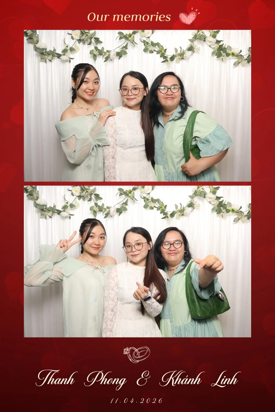 Chupbox Photobooth for Phong & Linh Wedding at Luxury Palace
