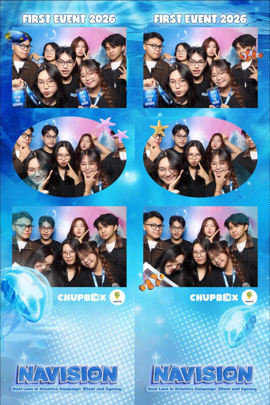 Chupbox Photobooth Photo at FIRST EVENT 2026 of Marketing Club Creatio