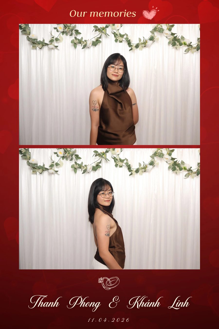 Chupbox Photobooth for Phong & Linh Wedding at Luxury Palace