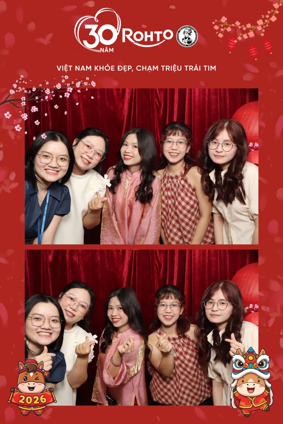 Rohto Vietnam Year-end Party with Chupbox Photobooth