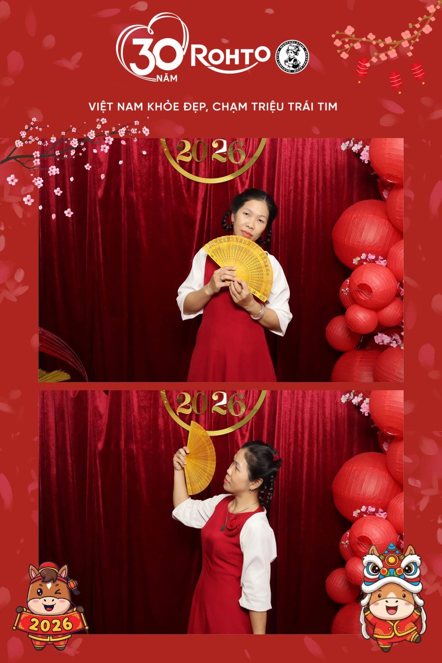 Rohto Vietnam Year-end Party with Chupbox Photobooth
