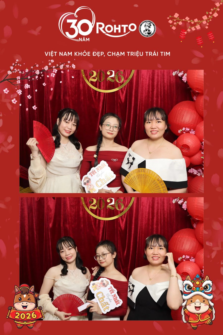 Rohto Vietnam Year-end Party with Chupbox Photobooth