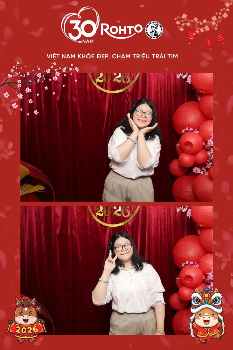Rohto Vietnam Year-end Party with Chupbox Photobooth
