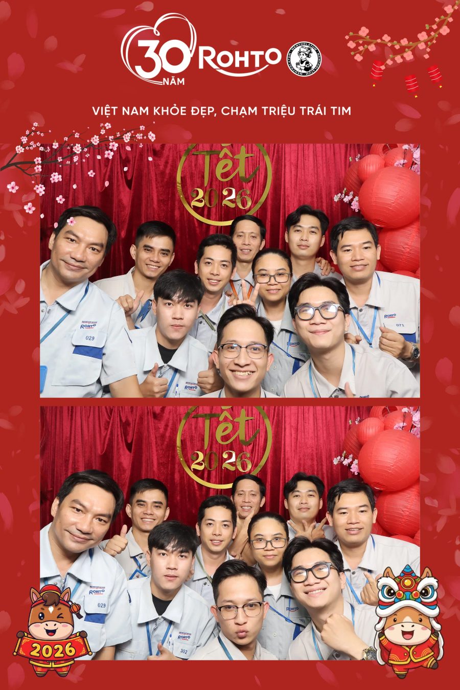 Rohto Vietnam Year-end Party with Chupbox Photobooth