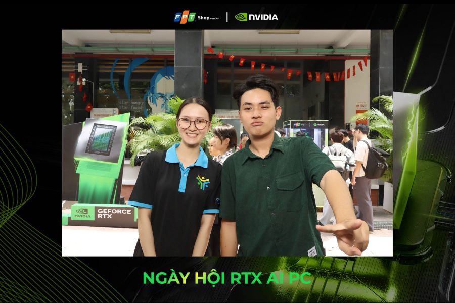Chupbox Photobooth activity for Nvidia Promotion at University of Economics and Law