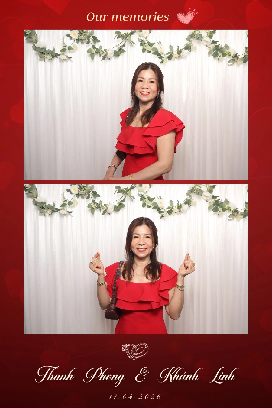 Chupbox Photobooth for Phong & Linh Wedding at Luxury Palace