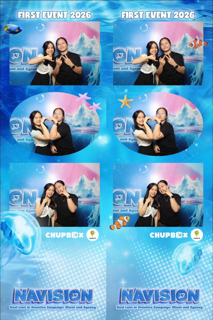 Chupbox Photobooth Photo at FIRST EVENT 2026 of Marketing Club Creatio