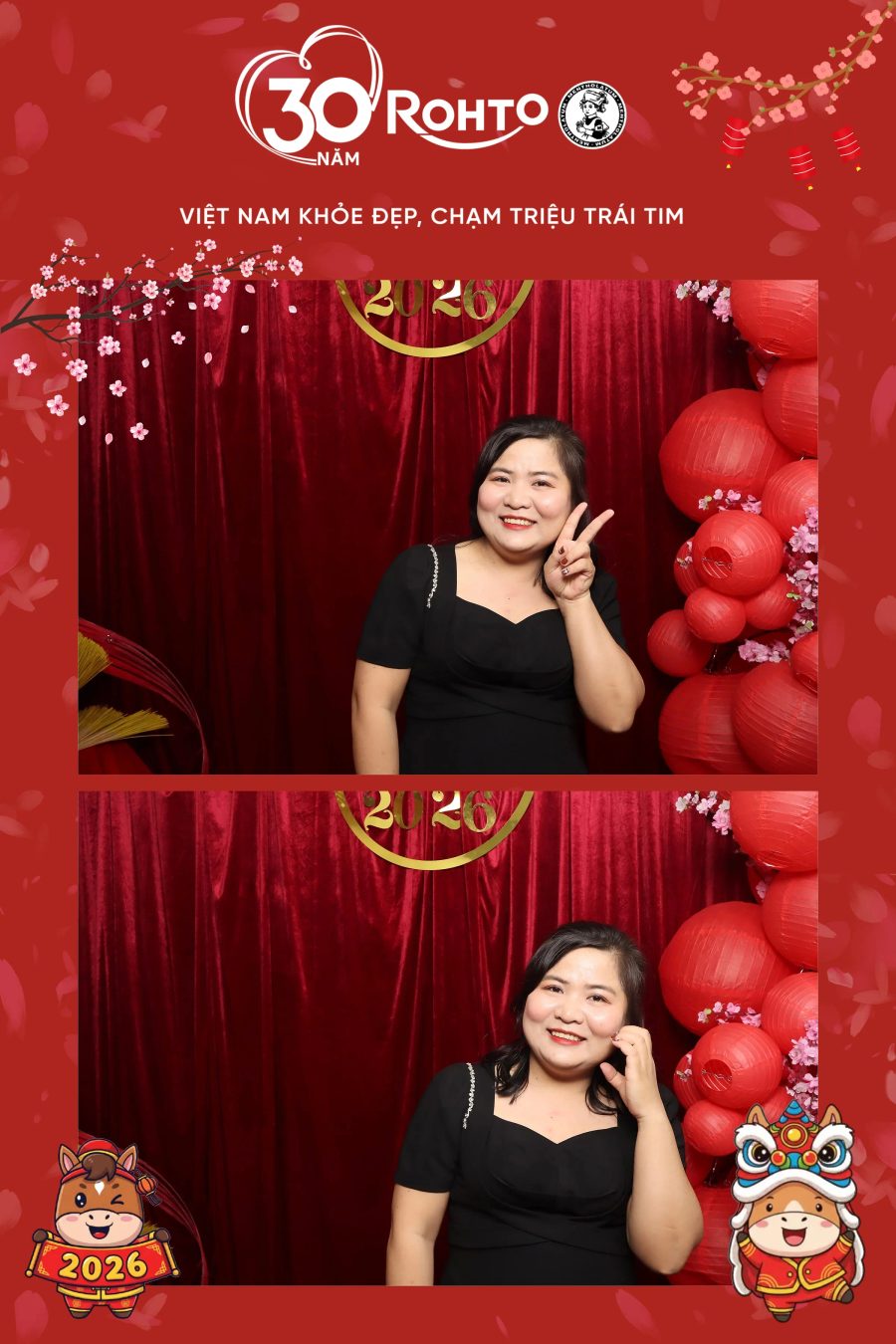 Rohto Vietnam Year-end Party with Chupbox Photobooth