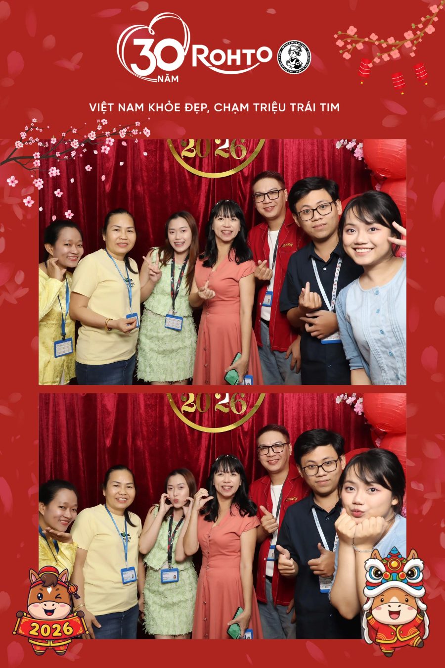 Rohto Vietnam Year-end Party with Chupbox Photobooth