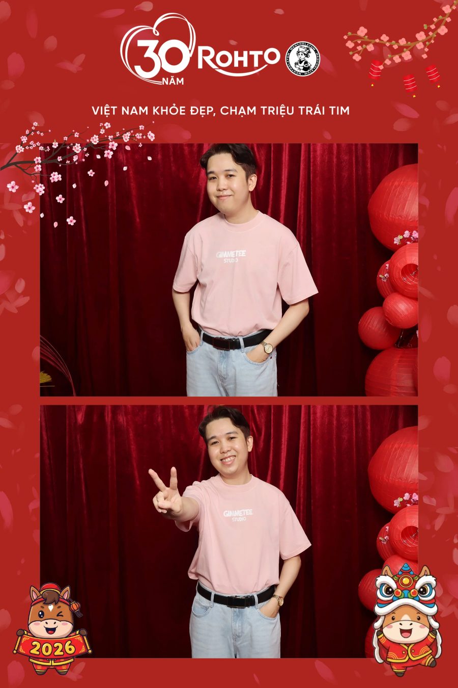 Rohto Vietnam Year-end Party with Chupbox Photobooth