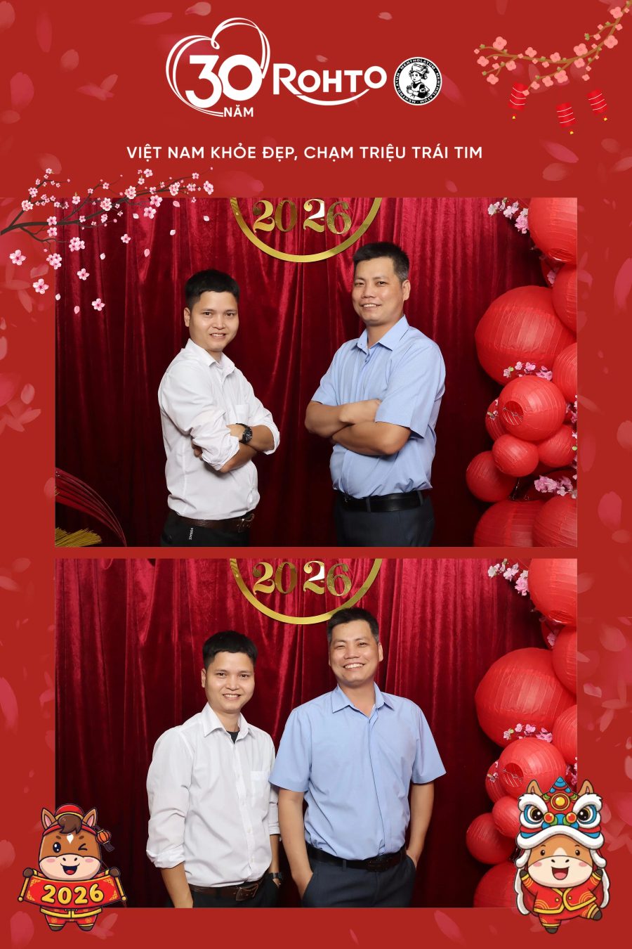 Rohto Vietnam Year-end Party with Chupbox Photobooth