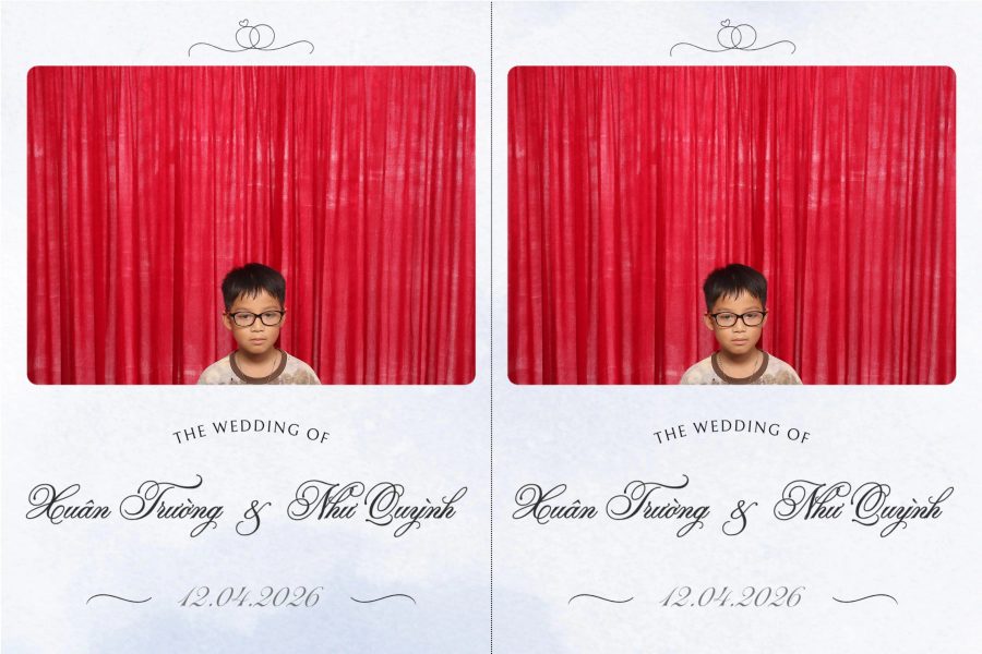 Chupbox Wedding Photobooth for Truong & Quynh at Luxury Palace