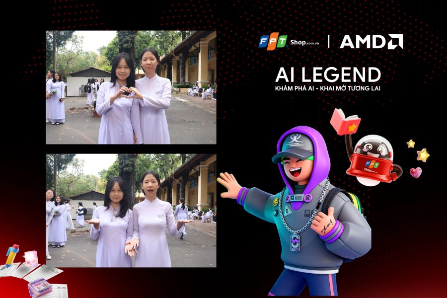 Chupbox Photobooth photo for FPT Shop Event at Nguyễn Thị Minh Khai High School