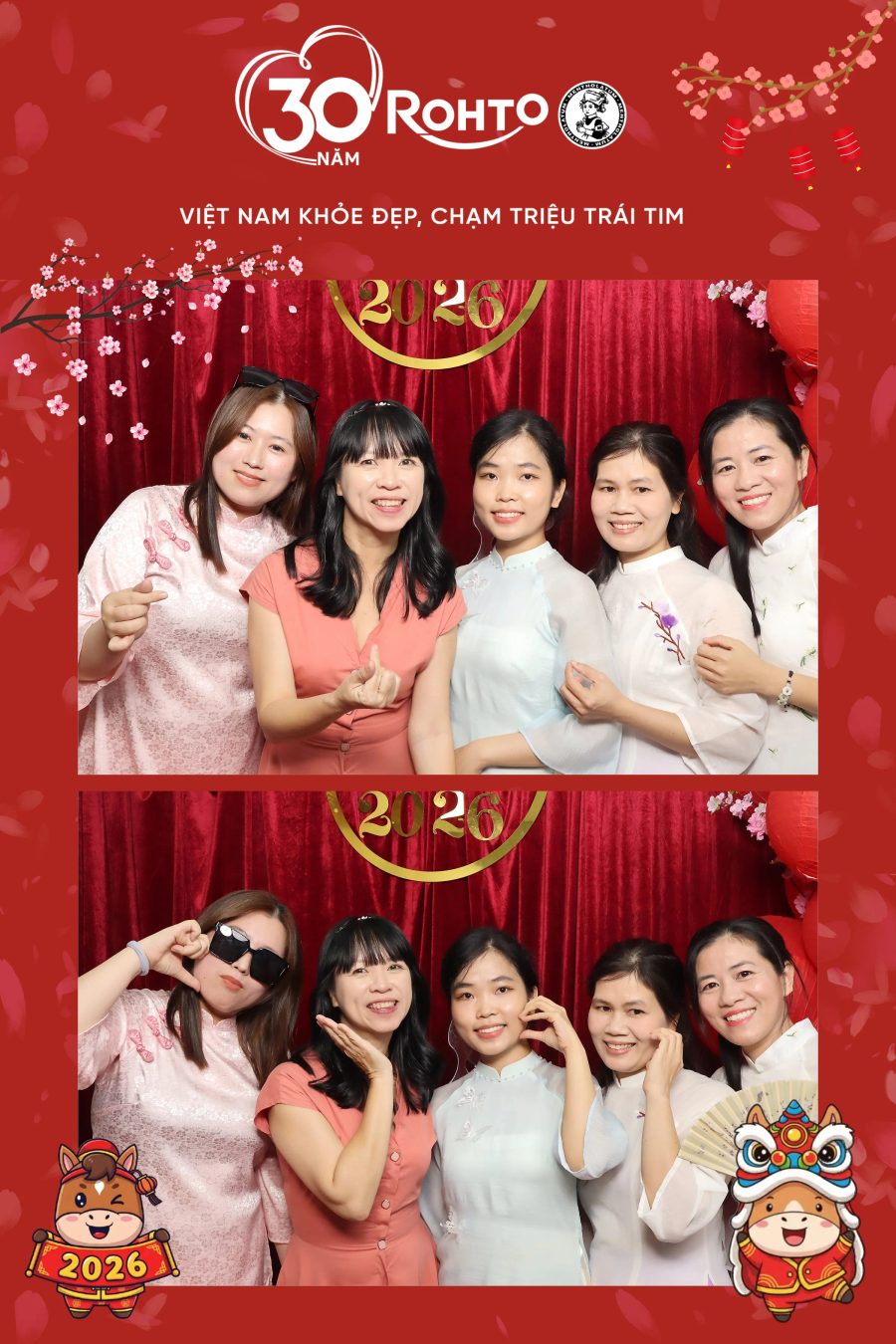 Rohto Vietnam Year-end Party with Chupbox Photobooth