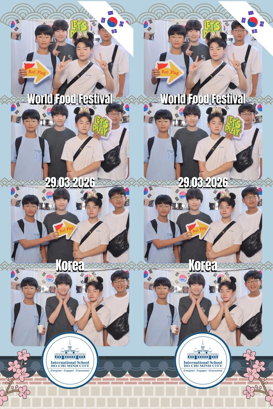 Chupbox Photobooth photos at International School HCMC (ISHCMC)