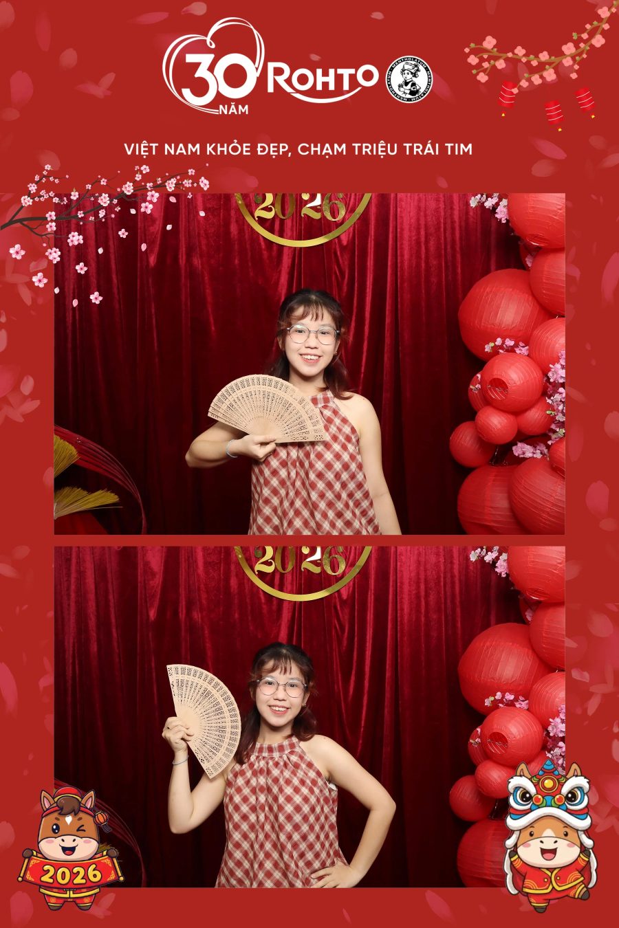 Rohto Vietnam Year-end Party with Chupbox Photobooth