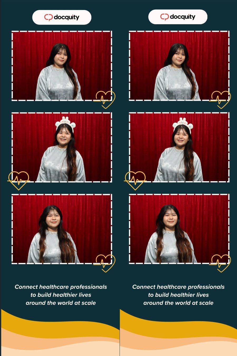 Chupbox Photobooth operation at Docquity company event