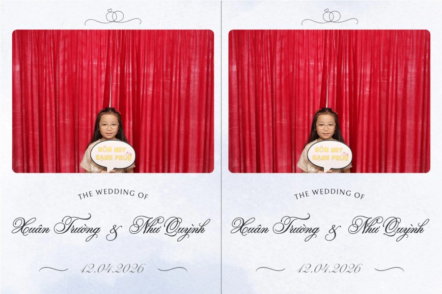 Chupbox Wedding Photobooth for Truong & Quynh at Luxury Palace