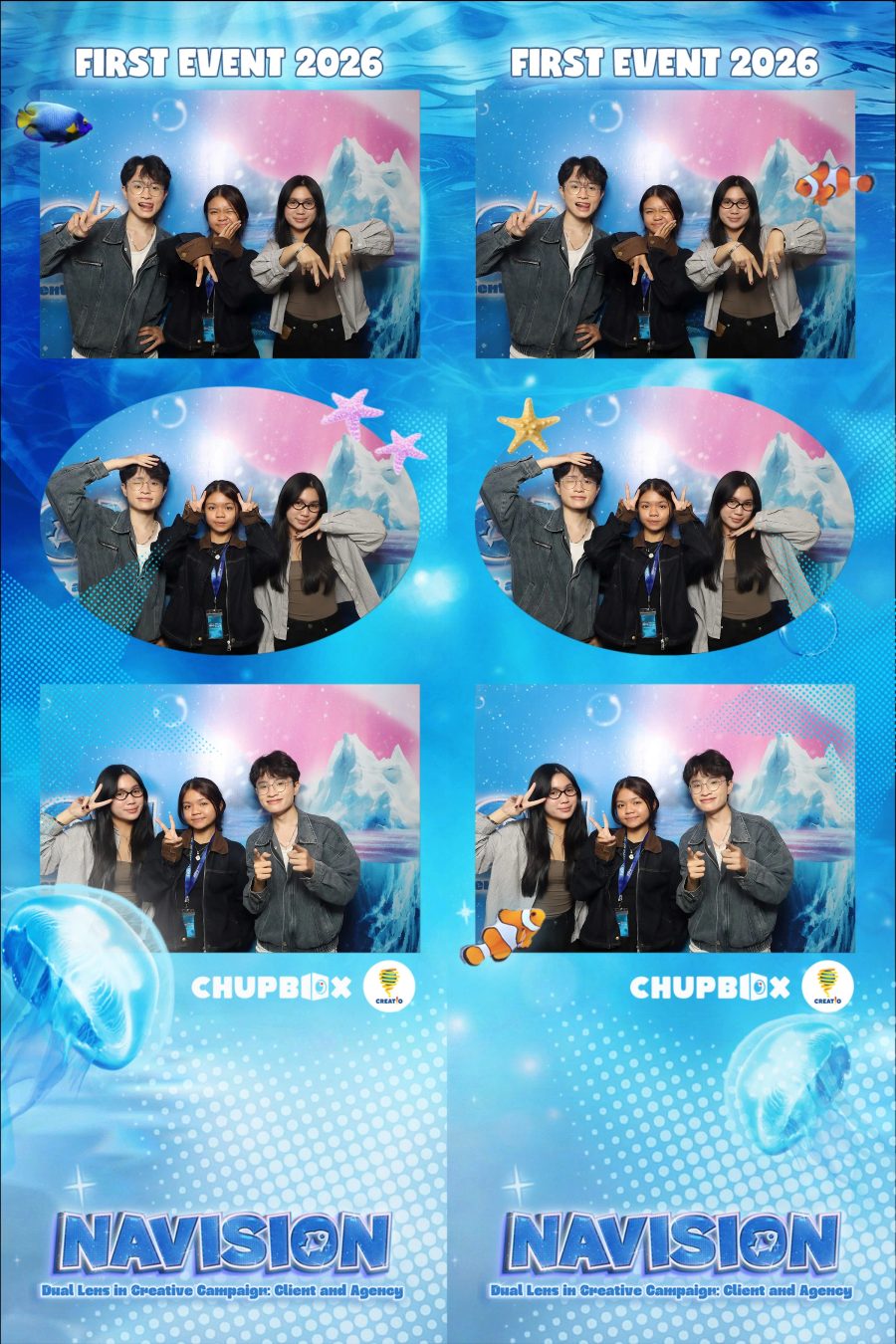 Chupbox Photobooth Photo at FIRST EVENT 2026 of Marketing Club Creatio