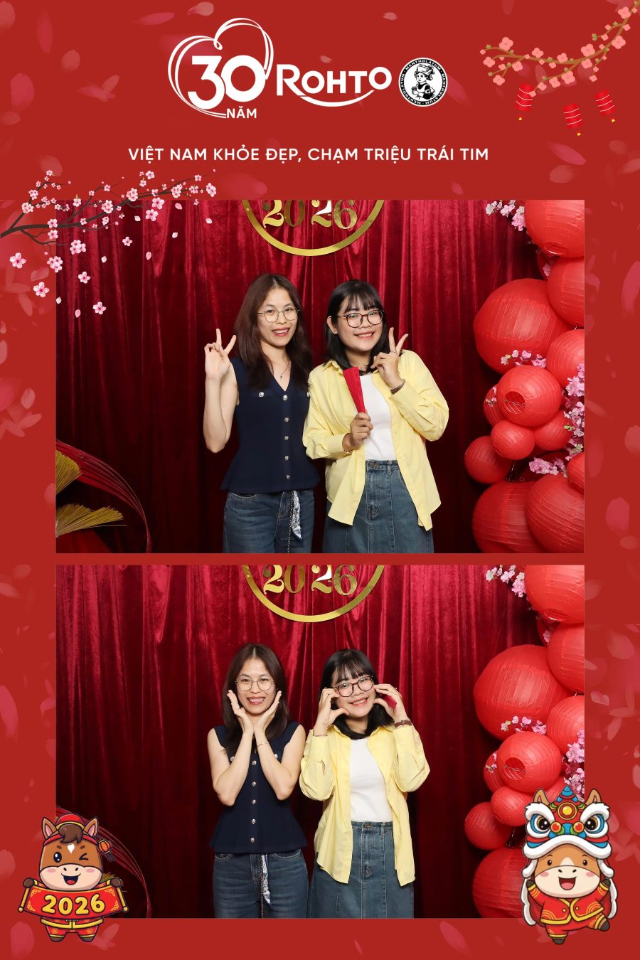 Rohto Vietnam Year-end Party with Chupbox Photobooth