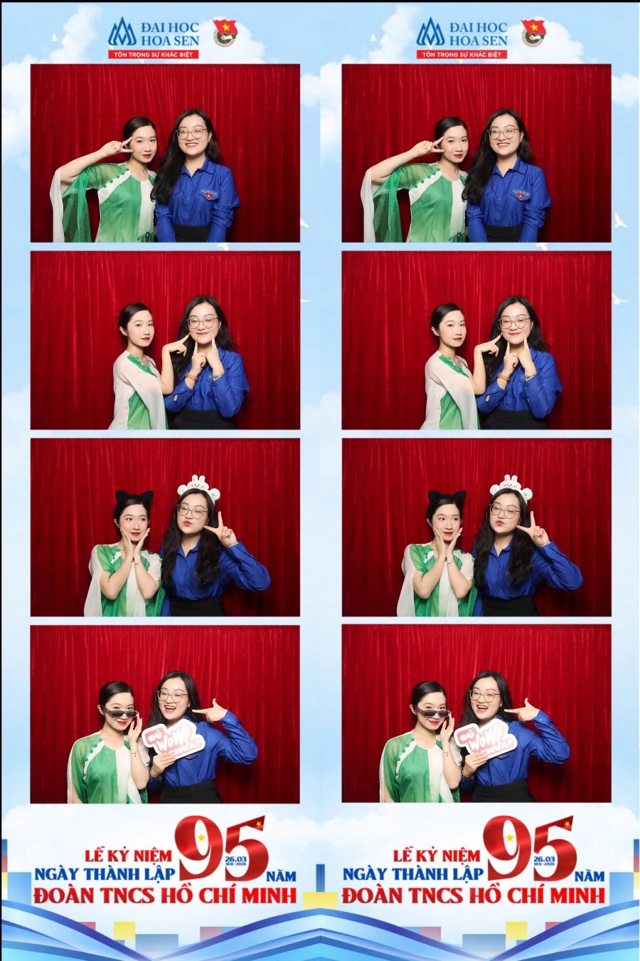 Chupbox Photobooth at Hoa Sen University for the 95th Anniversary of the Ho Chi Minh Communist Youth Union