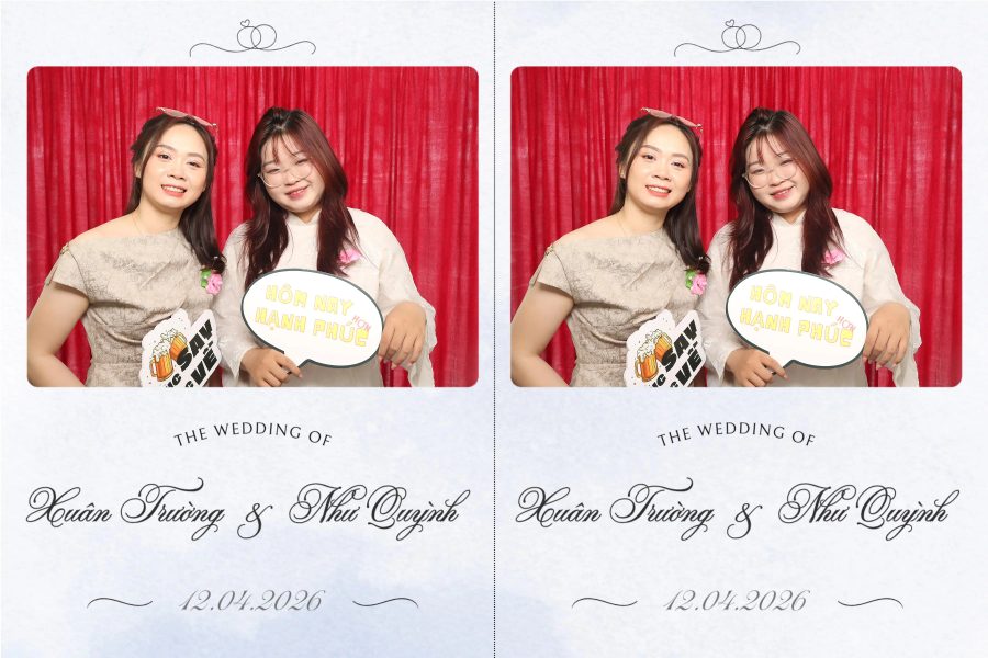 Chupbox Wedding Photobooth for Truong & Quynh at Luxury Palace