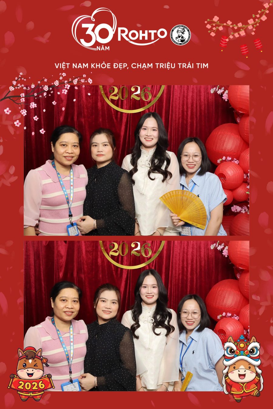 Rohto Vietnam Year-end Party with Chupbox Photobooth