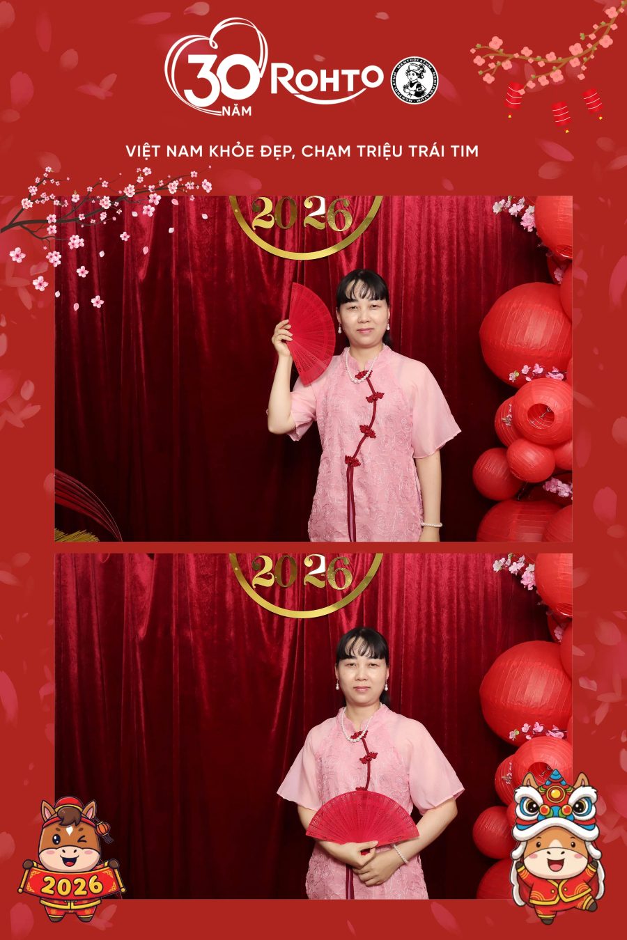 Rohto Vietnam Year-end Party with Chupbox Photobooth