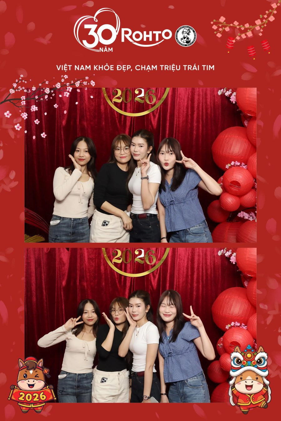 Rohto Vietnam Year-end Party with Chupbox Photobooth