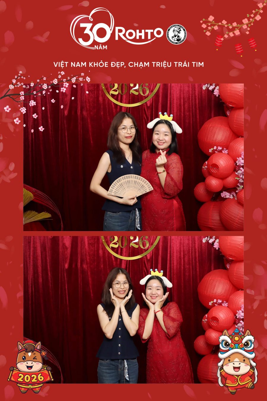 Rohto Vietnam Year-end Party with Chupbox Photobooth
