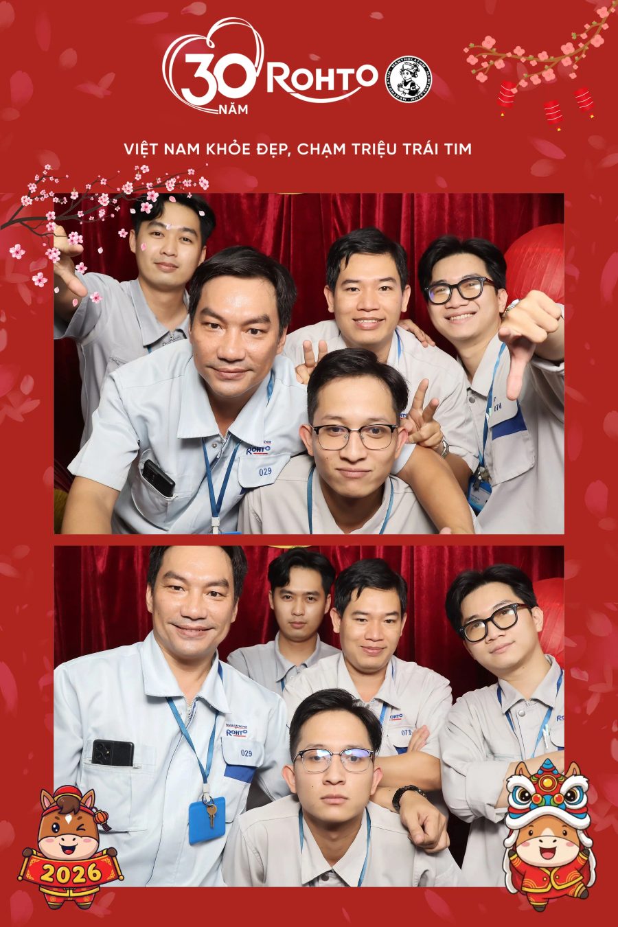 Rohto Vietnam Year-end Party with Chupbox Photobooth