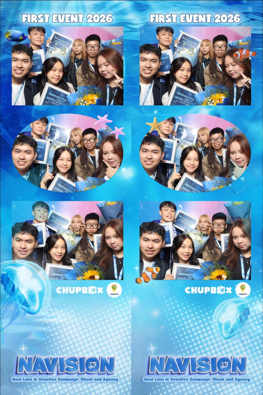 Chupbox Photobooth Photo at FIRST EVENT 2026 of Marketing Club Creatio