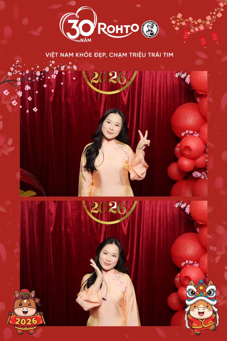 Rohto Vietnam Year-end Party with Chupbox Photobooth