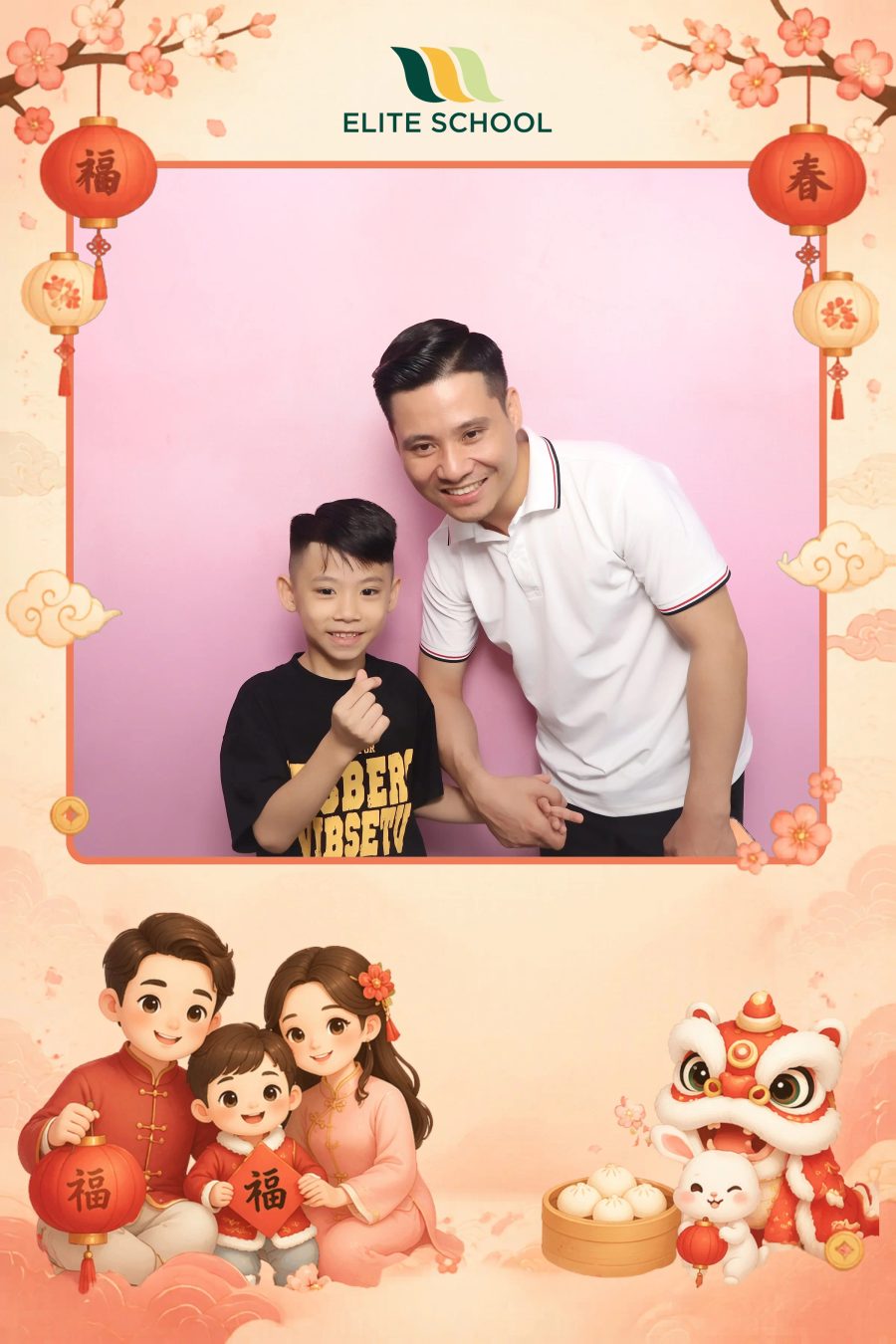 Chupbox Photobooth for Family day at Elite School Binh Duong