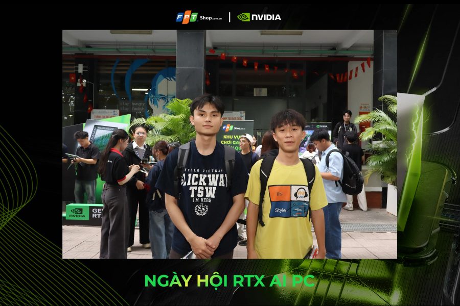 Chupbox Photobooth activity for Nvidia Promotion at University of Economics and Law