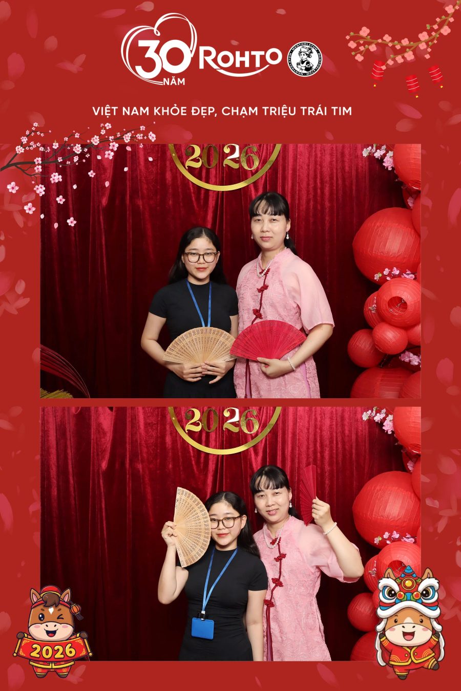 Rohto Vietnam Year-end Party with Chupbox Photobooth