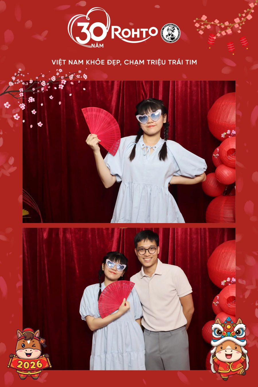 Rohto Vietnam Year-end Party with Chupbox Photobooth