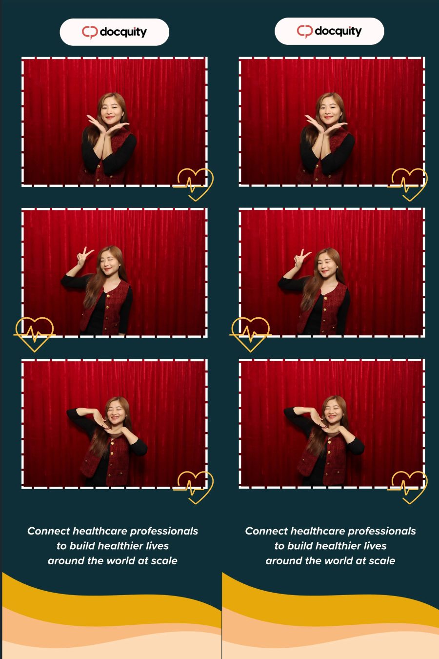 Chupbox Photobooth operation at Docquity company event