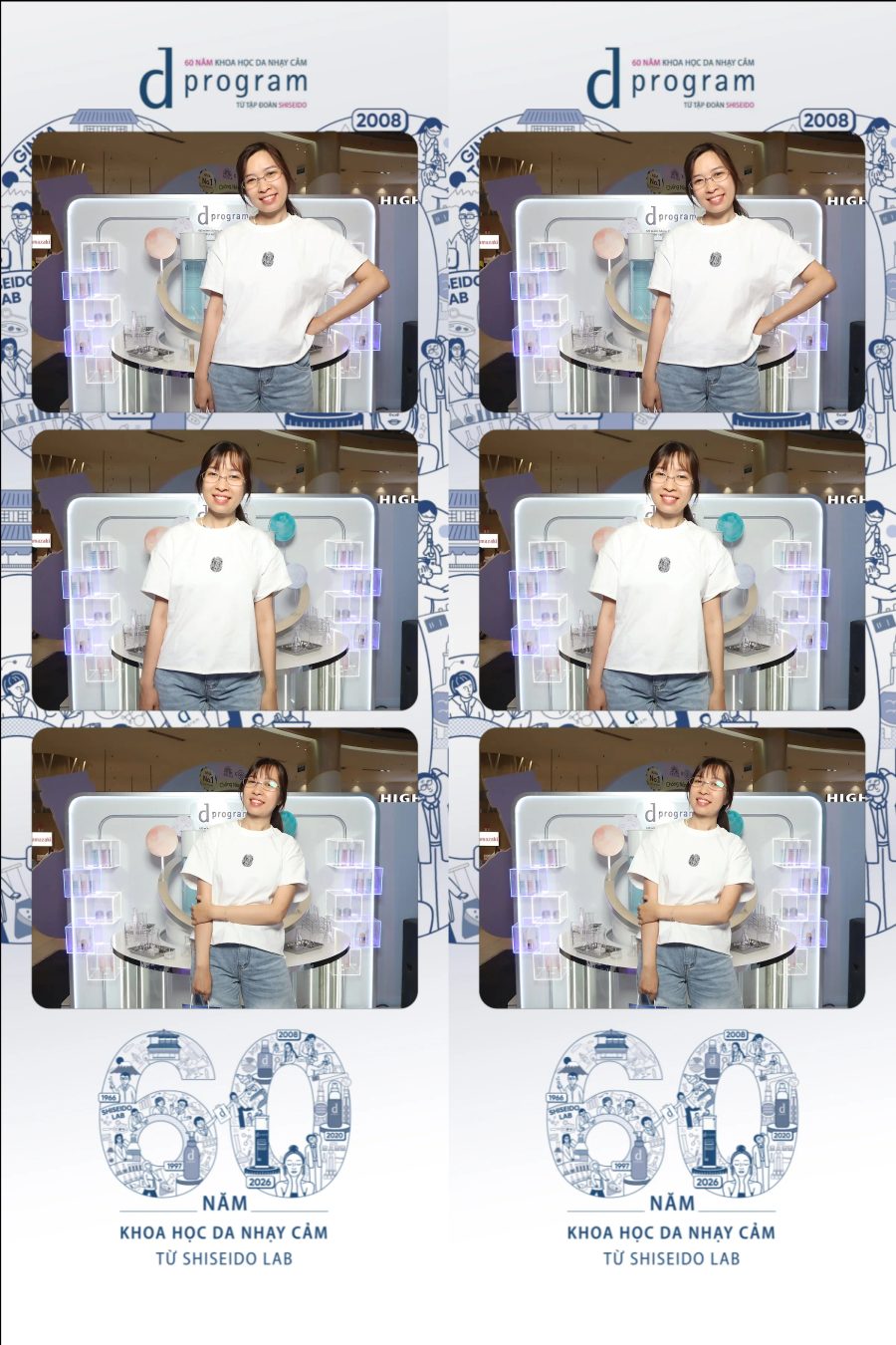 D program by Shiseido 60th Anniversary Promotion at Aeon Mall Tân Phú