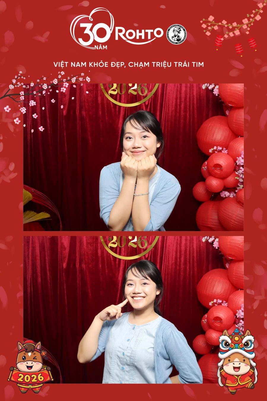 Rohto Vietnam Year-end Party with Chupbox Photobooth