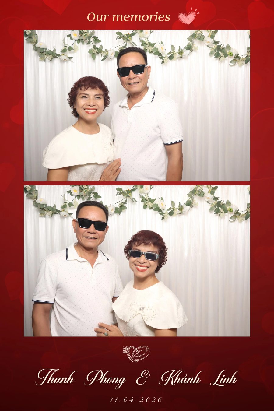 Chupbox Photobooth for Phong & Linh Wedding at Luxury Palace