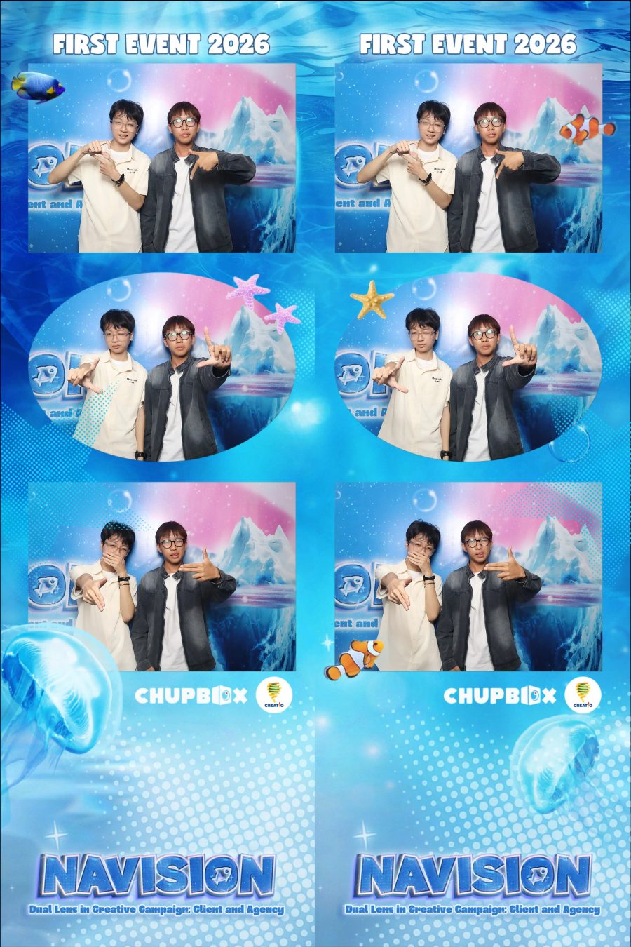 Chupbox Photobooth Photo at FIRST EVENT 2026 of Marketing Club Creatio