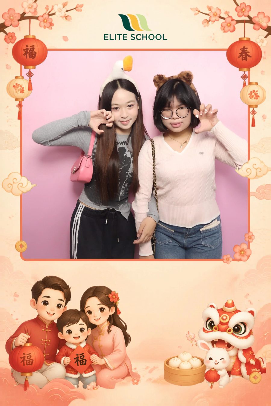 Chupbox Photobooth for Family day at Elite School Binh Duong