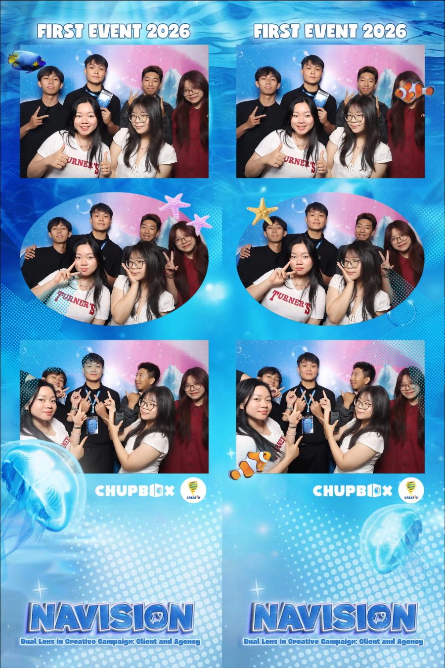 Chupbox Photobooth Photo at FIRST EVENT 2026 of Marketing Club Creatio